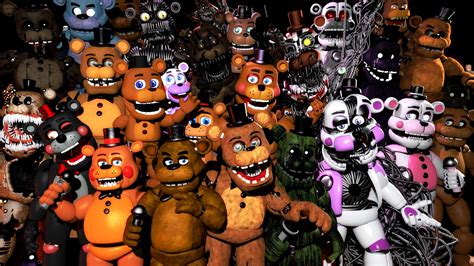 how many freddy's are there fnaf